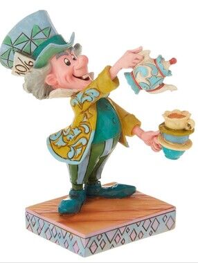 Enesco Disney Traditions by Jim Shore Alice in Wonderland Mad Hatter Figurine